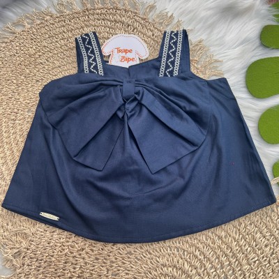 Conj Bata, Short e Bolsinha Marinho